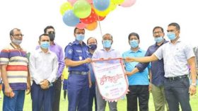 দিনাজপুরে বঙ্গবন্ধু-বঙ্গমাতা ফুটবল টুর্নামেন্ট উদ্বোধন করলেন ডিসি ও এসপি