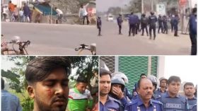 শনিবারে বিএনপির পদযাত্রায় আড়াইহাজারে পুলিশ বিএনপি সংঘর্ষ, আহত ১৫