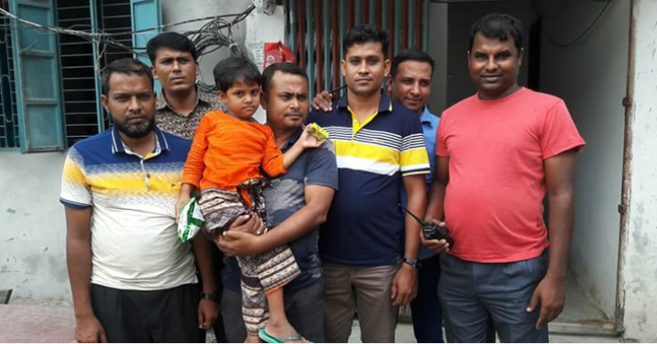 কাউনিয়া থানা পুলিশের রুদ্ধশাস অভিযানে অপহৃত শিশু উদ্ধার