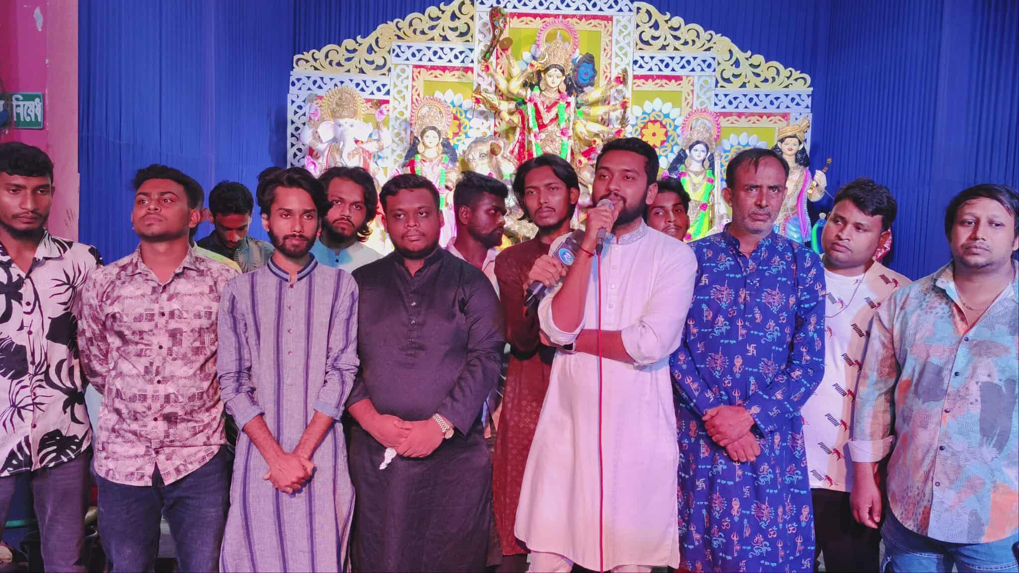 পূজা শুধু হিন্দুদের নয়, আমাদেরএ সার্বজনীন উৎসব- এনসিপির যুব সংগঠক সাইফুল ইসলাম রোমান