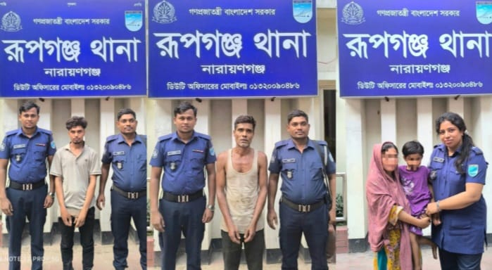 রূপগঞ্জের ৫ বছরের শিশু মাইশাকে গাইবান্ধা থেকে উদ্ধার, গ্রেফতার ২