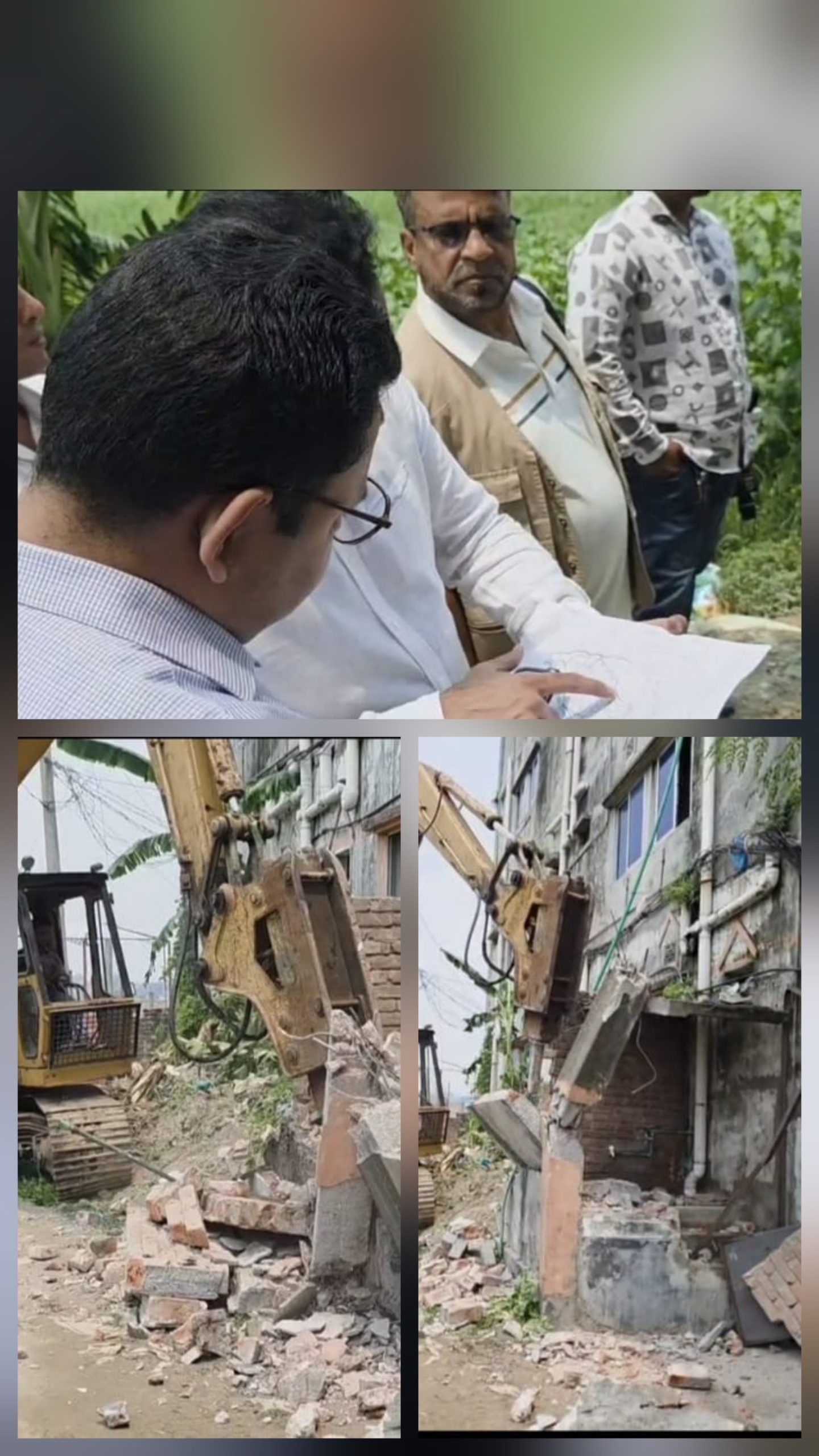রূপগঞ্জে খাল দখলমুক্ত করতে পানি উন্নয়ন বোর্ডের উচ্ছেদ অভিযান