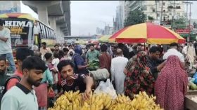 ঢাকা -সিলেট মহাসড়কের ভুলতা-গাউছিয়া সড়ক,সকালে উচ্ছেদ, রাতে দখলের মহোৎসব