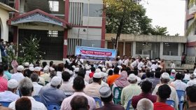 রূপগঞ্জে জলসিঁড়ি আবাসন প্রকল্পের সীমানা নির্ধারণসহ বিভিন্ন ইসুতে ১৪ গ্রামের মানুষের বিশাল আলোচনা অনুষ্ঠিত