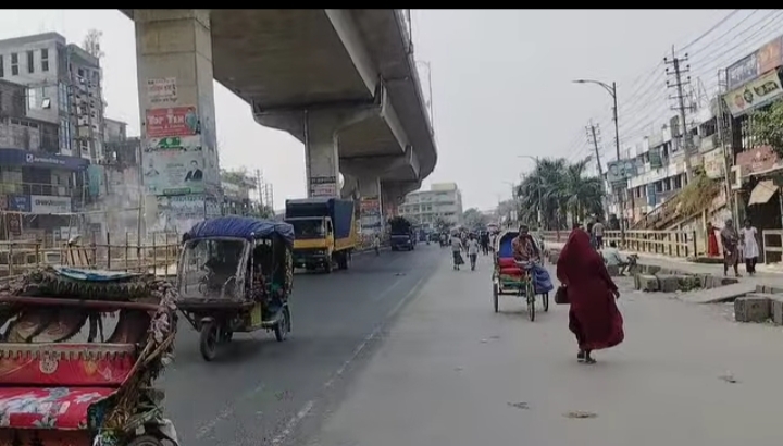 পাল্টে গেছে ঢাকা-সিলেট মহাসড়কের ভুলতা-গাউছিয়ার সড়কের চিত্র